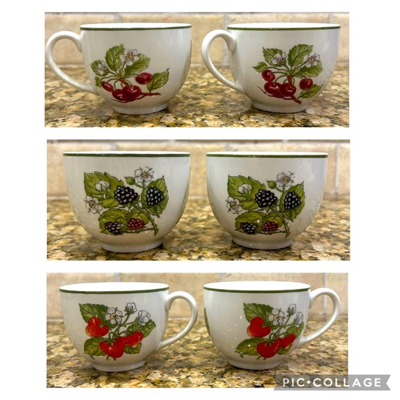4 TIFFANY & CO. Staffordshire Gardens cups & saucers by Johnson Brothers - Picture 7 of 13